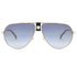 Carrera Grey Mirror Lens Gold Black Sunglasses One Size
